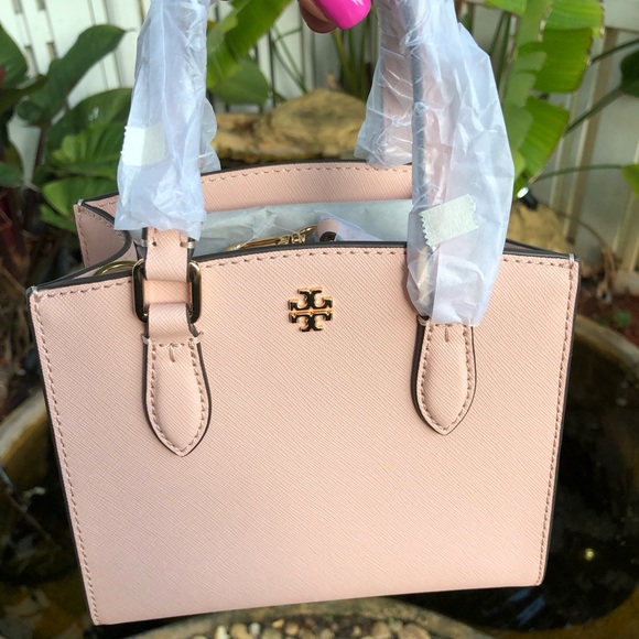 Tory Burch Emerson Micro Satchel in Pink Quartz - Picture 2 of 10